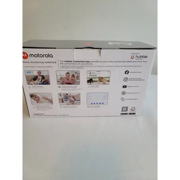 Motorola 4.3 WiFi Video Home Monitor‎ Two Camera Set